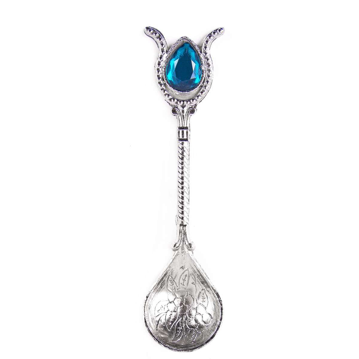 2 pcs Turkish Copper Colorful Tea Spoons