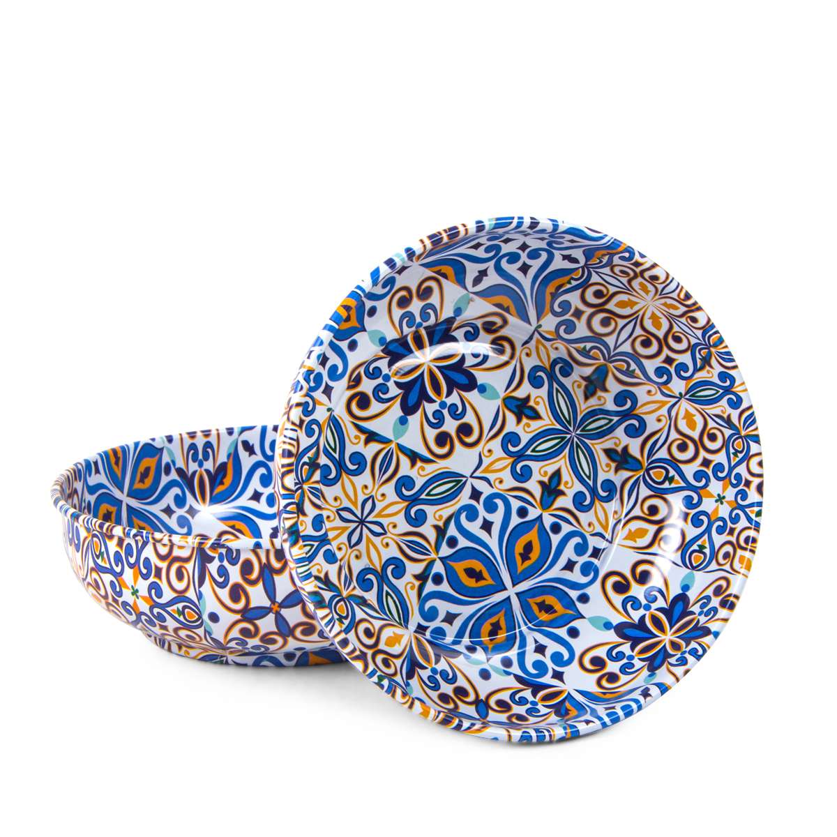 Metal Bowl Traditional Pattern Small