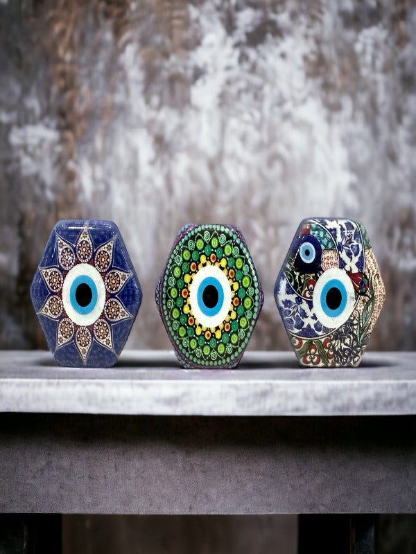 Evil Eye Glass Magnet Mix Design