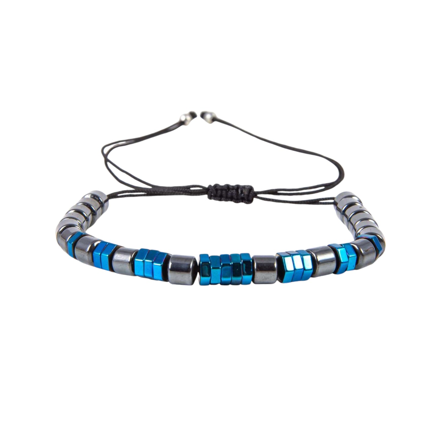 Hematite Adjustable Unisex Bracelet