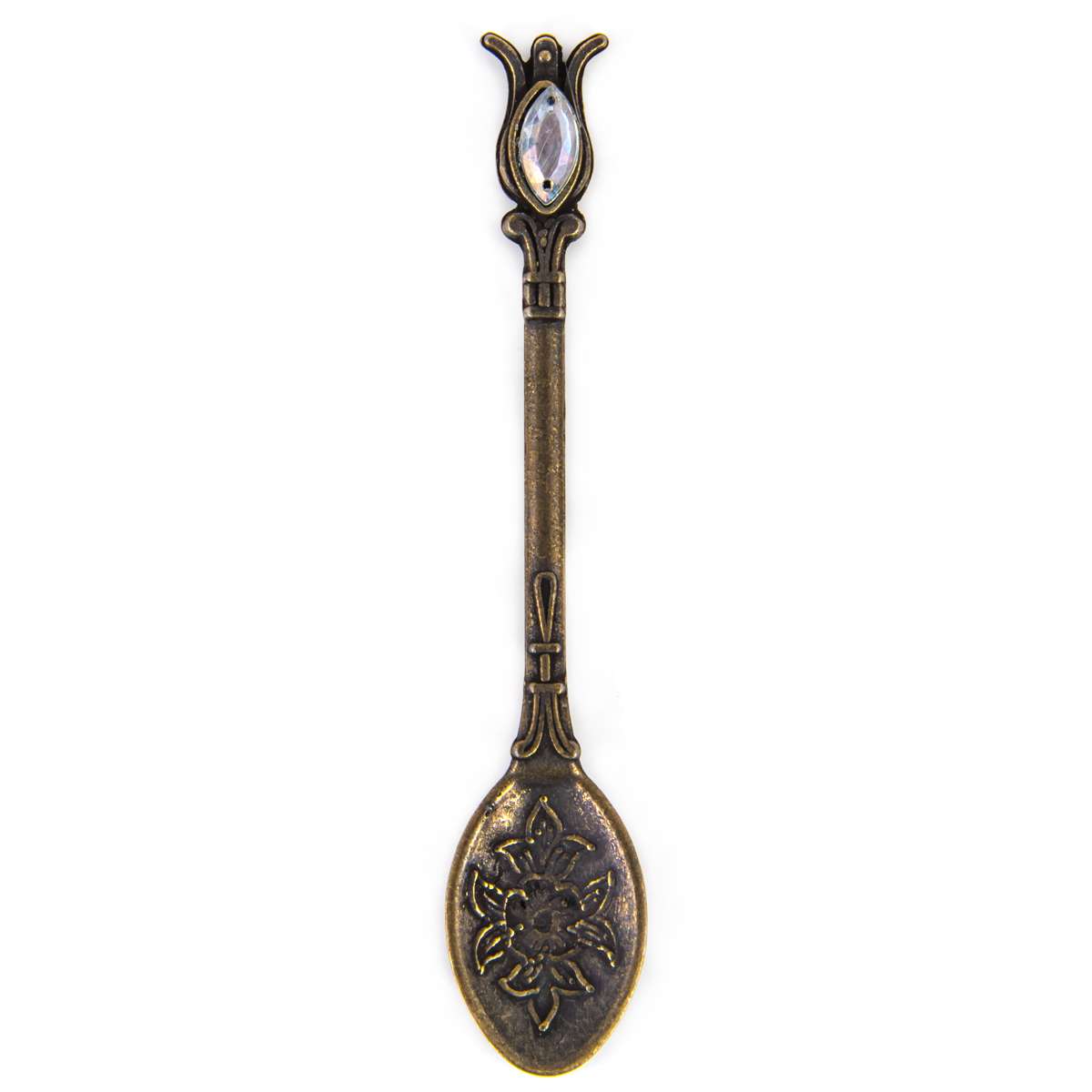 2 pcs Turkish Copper Colorful Tea Spoons