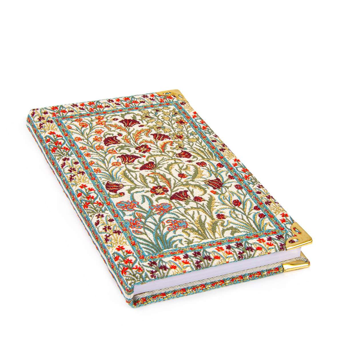 Turkish Carpet Pattern Notebook Beige