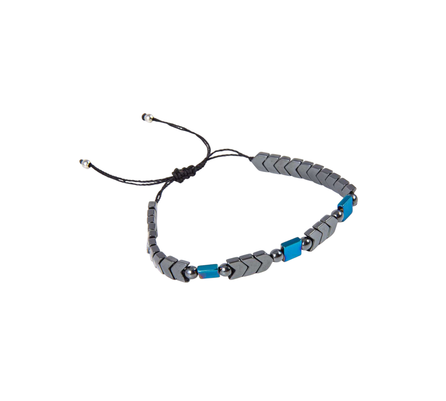 Hematite Adjustable Unisex Bracelet