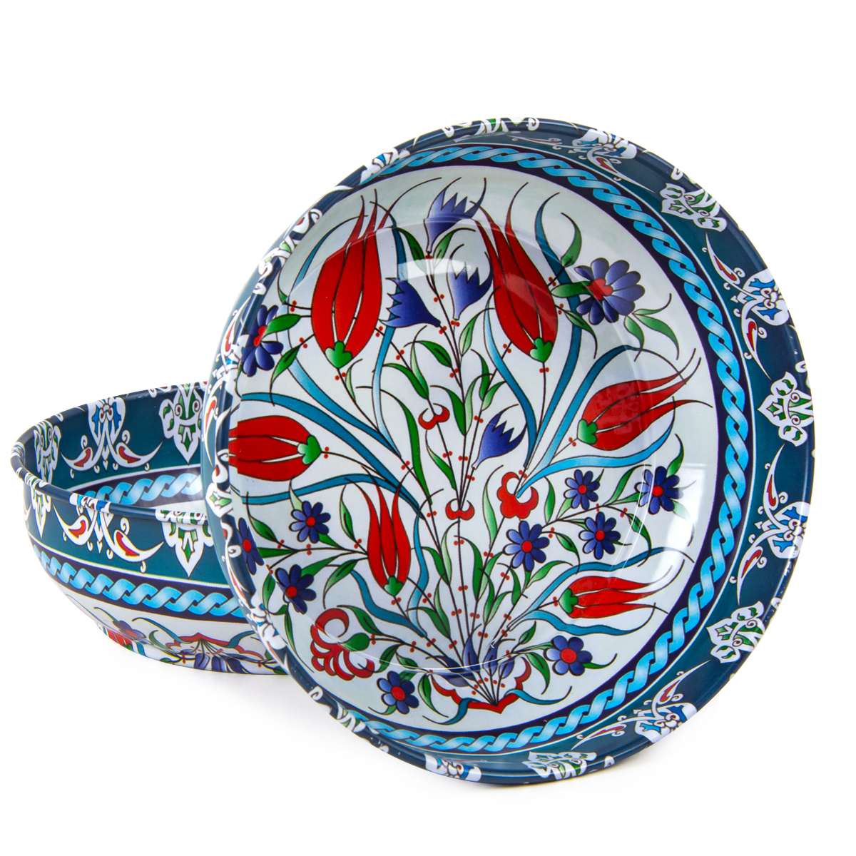 Metal Bowl Traditional Pattern Small