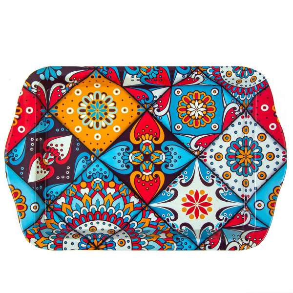 Metal Tray Oriental
