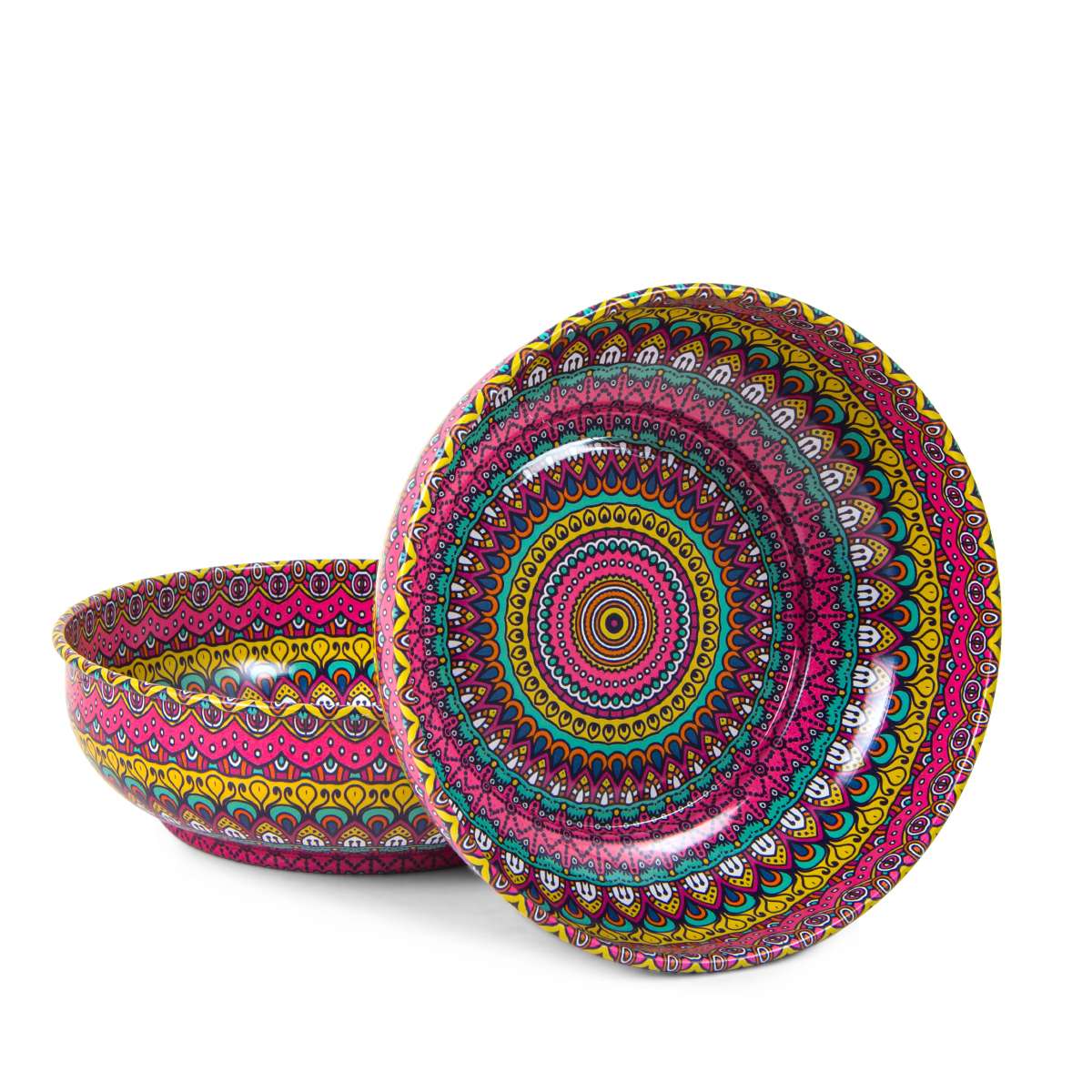 Metal Bowl Traditional Pattern Small