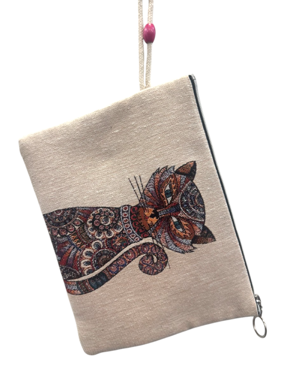Authentic Tapestry Ethnic Style Bag Cat