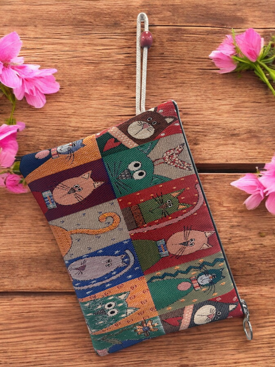 Authentic Tapestry Ethnic Style Bag Cats