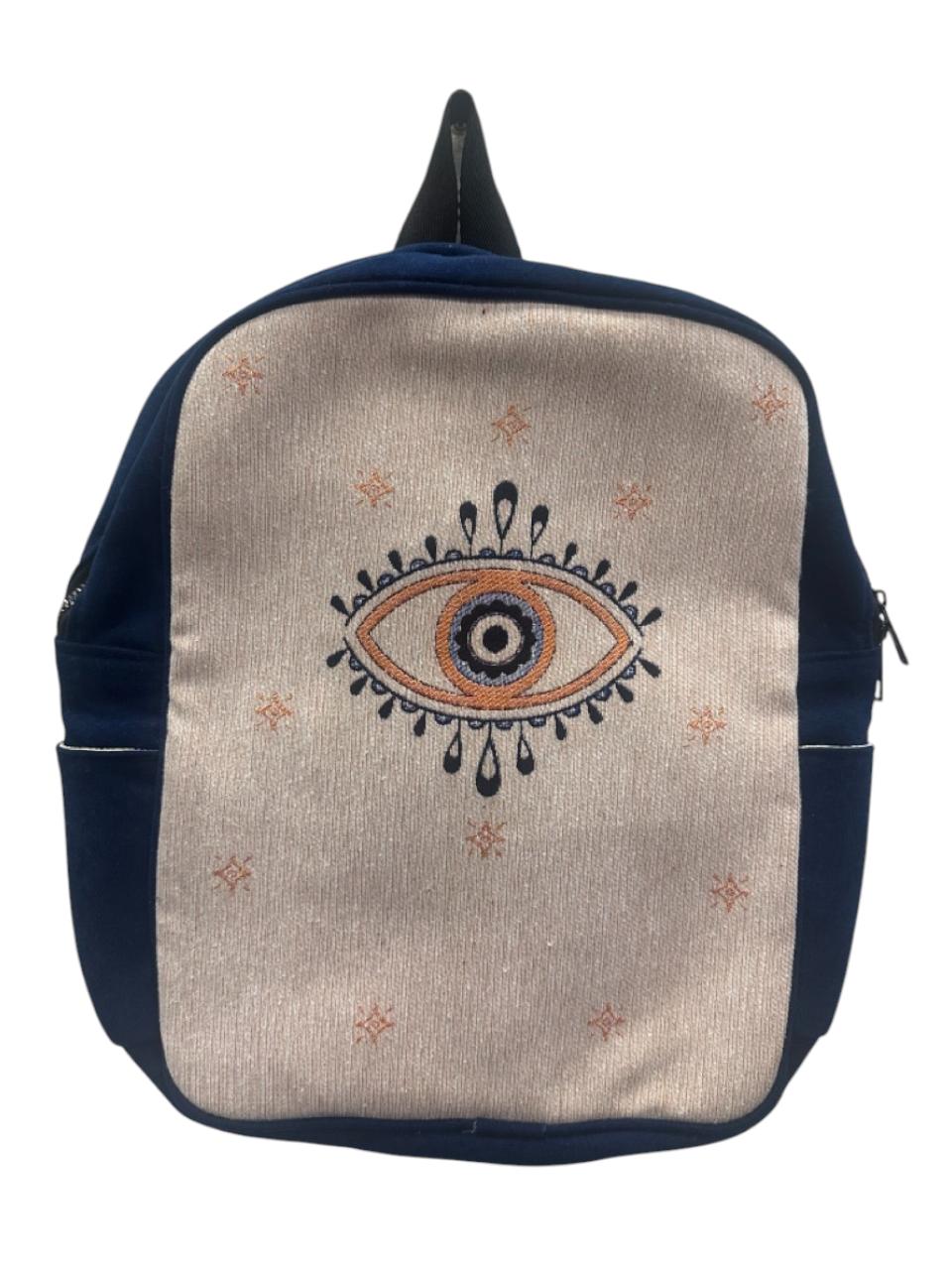 Vintage Tapestry Backpack Evil Eye Pattern
