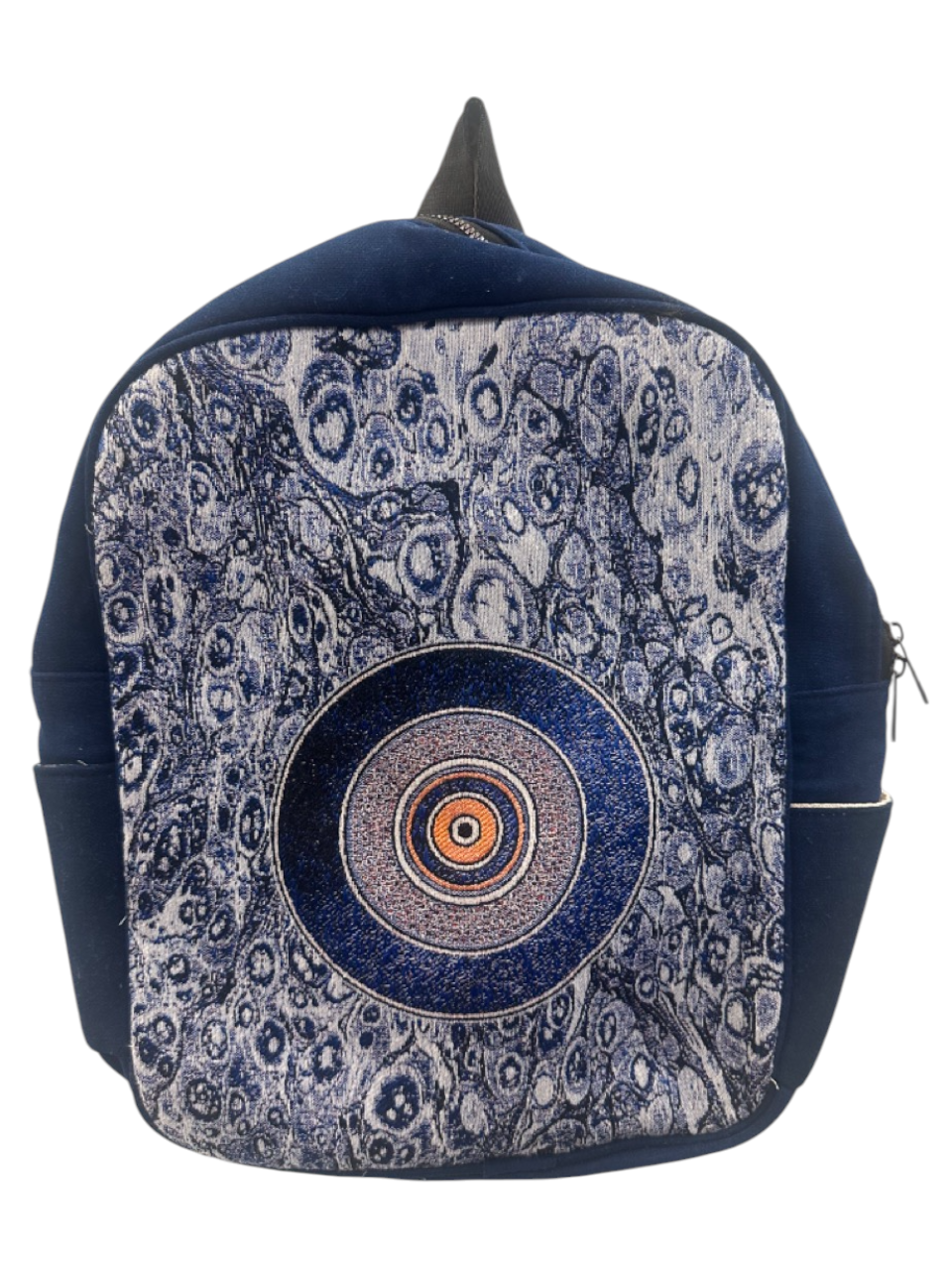 Vintage Tapestry Backpack Evil Eye Pattern