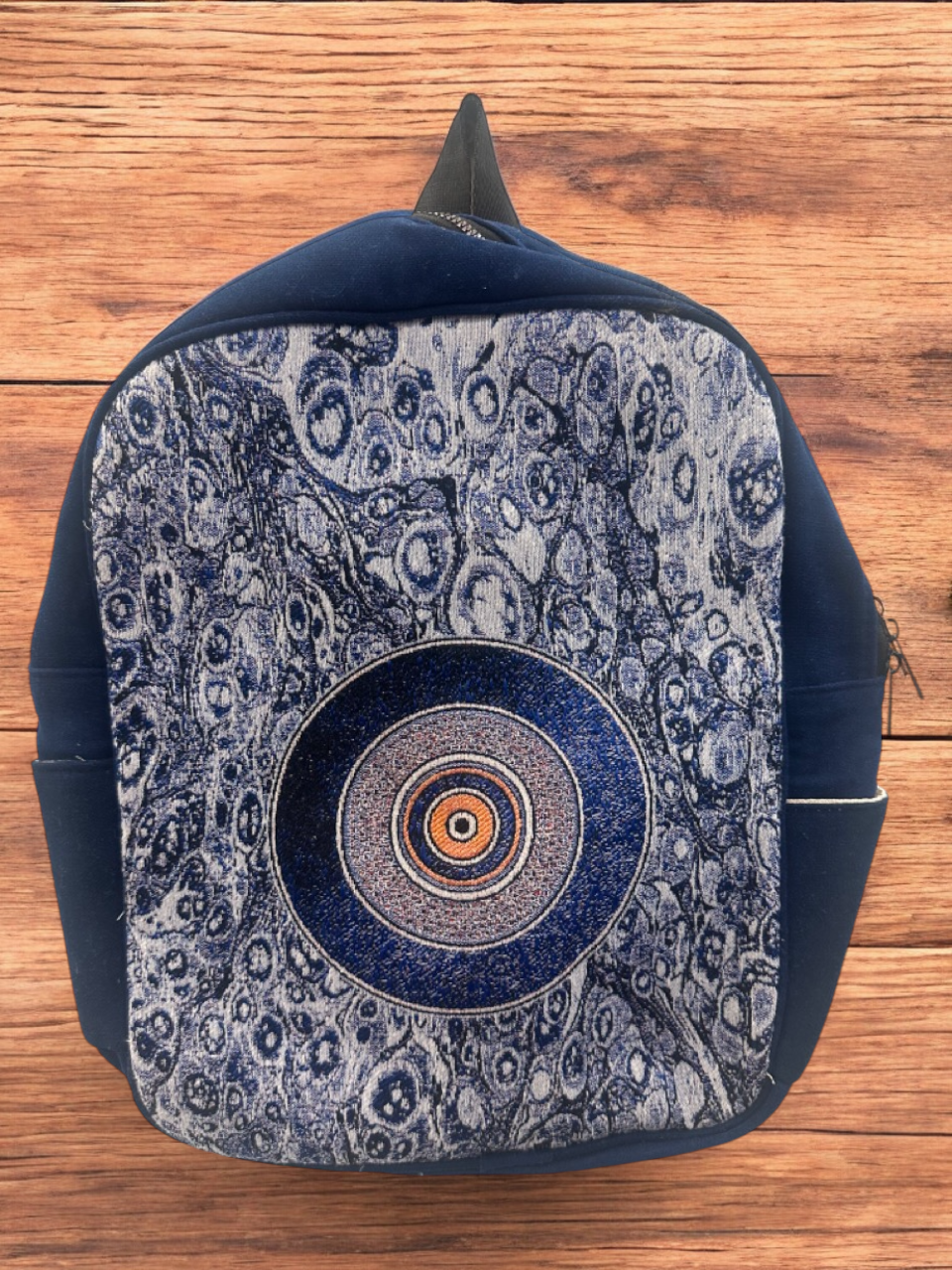 Vintage Tapestry Backpack Evil Eye Pattern