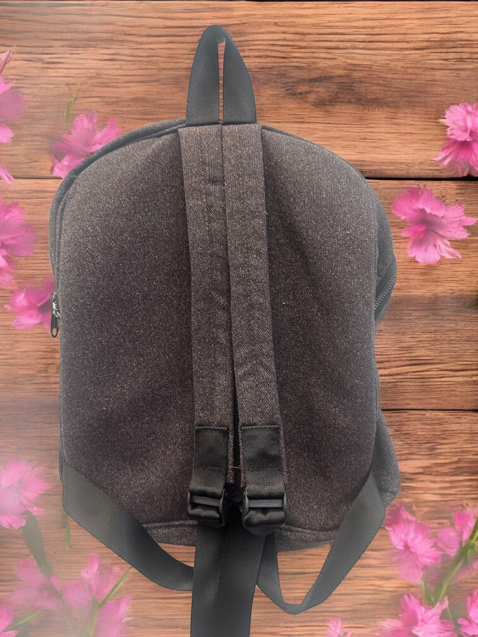 Vintage Tapestry Backpack Dog Pattern
