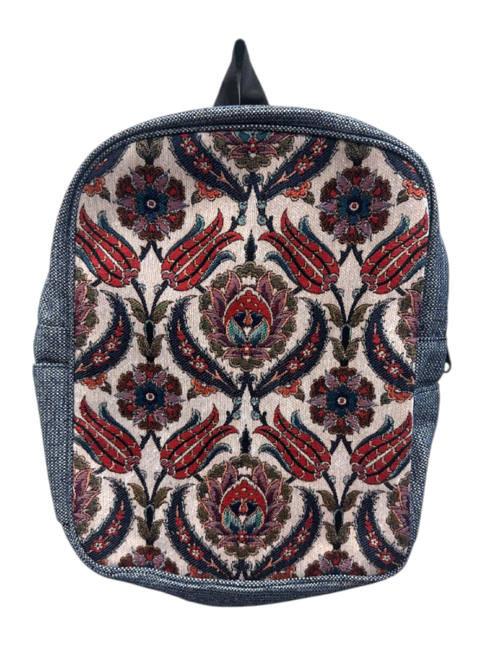 Vintage Tapestry Backpack Authentic Pattern