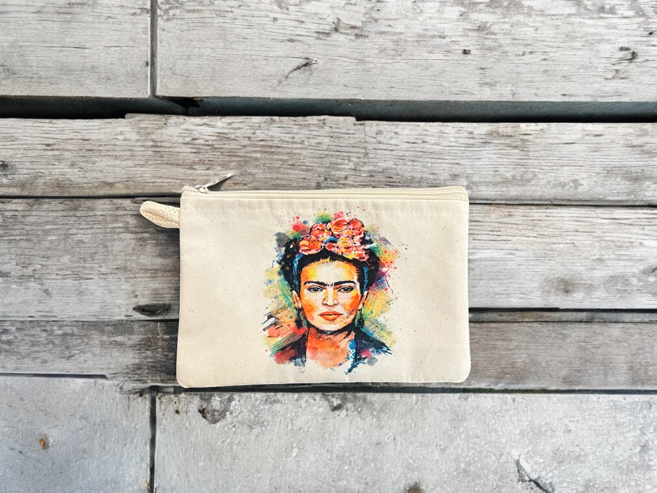 Frida Printed Canvas Wallets