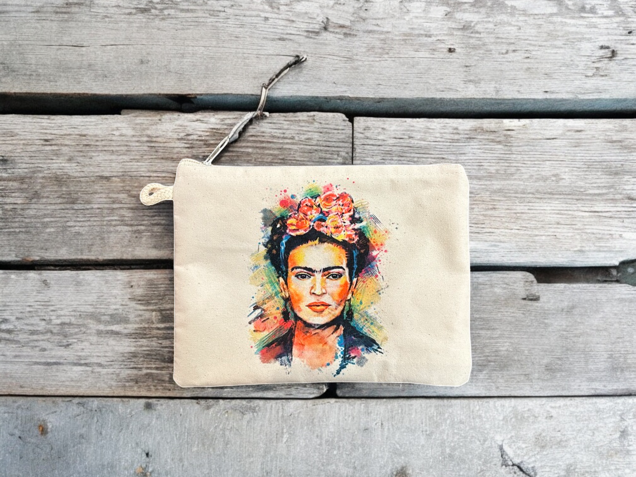Frida Printed Canvas Wallets