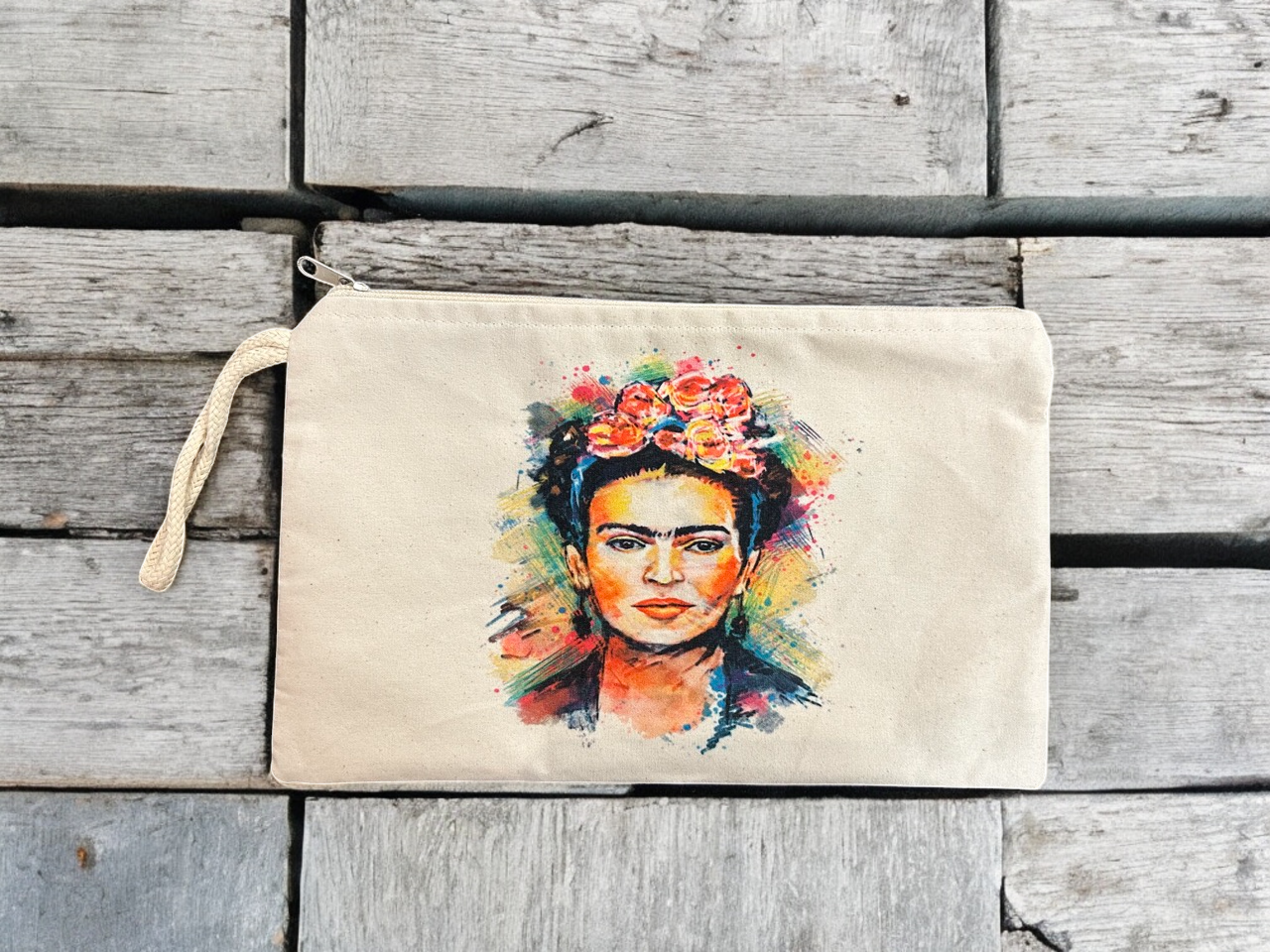 Frida Printed Canvas Wallets