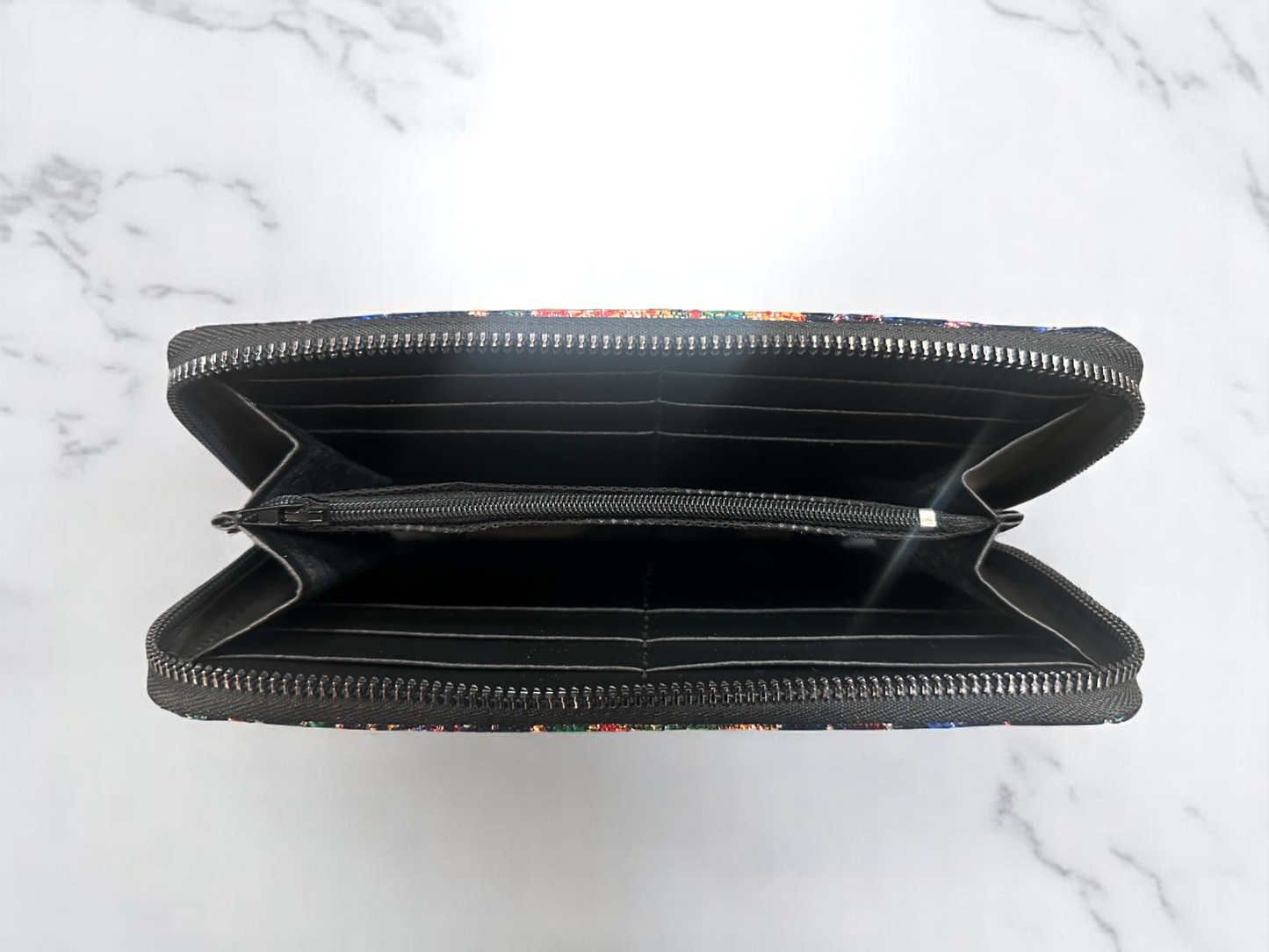 Authentic Tapestry Frida Pattern Hardcase Wallet