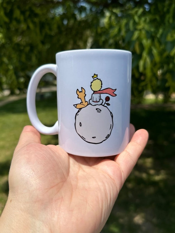 Ceramic White Little Prince Mug