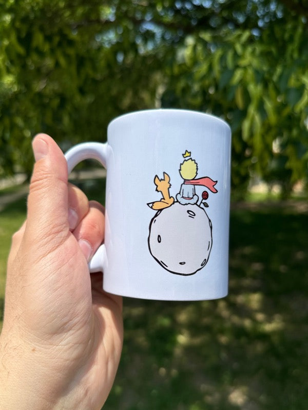 Ceramic White Little Prince Mug