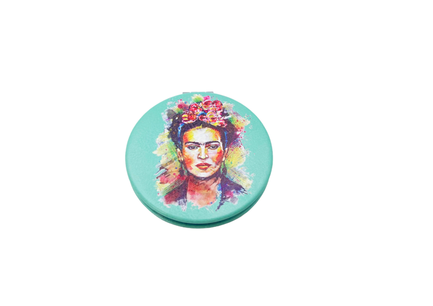 Round Compact Metal Mirror Frida