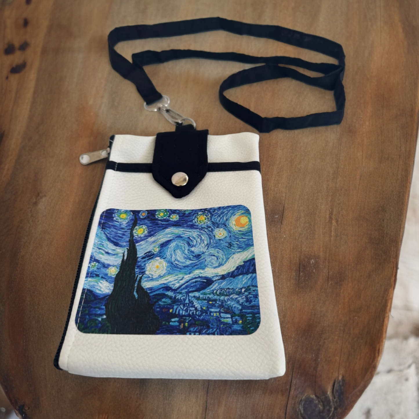 Travel Neck Wallet Passport Holder Starry Night