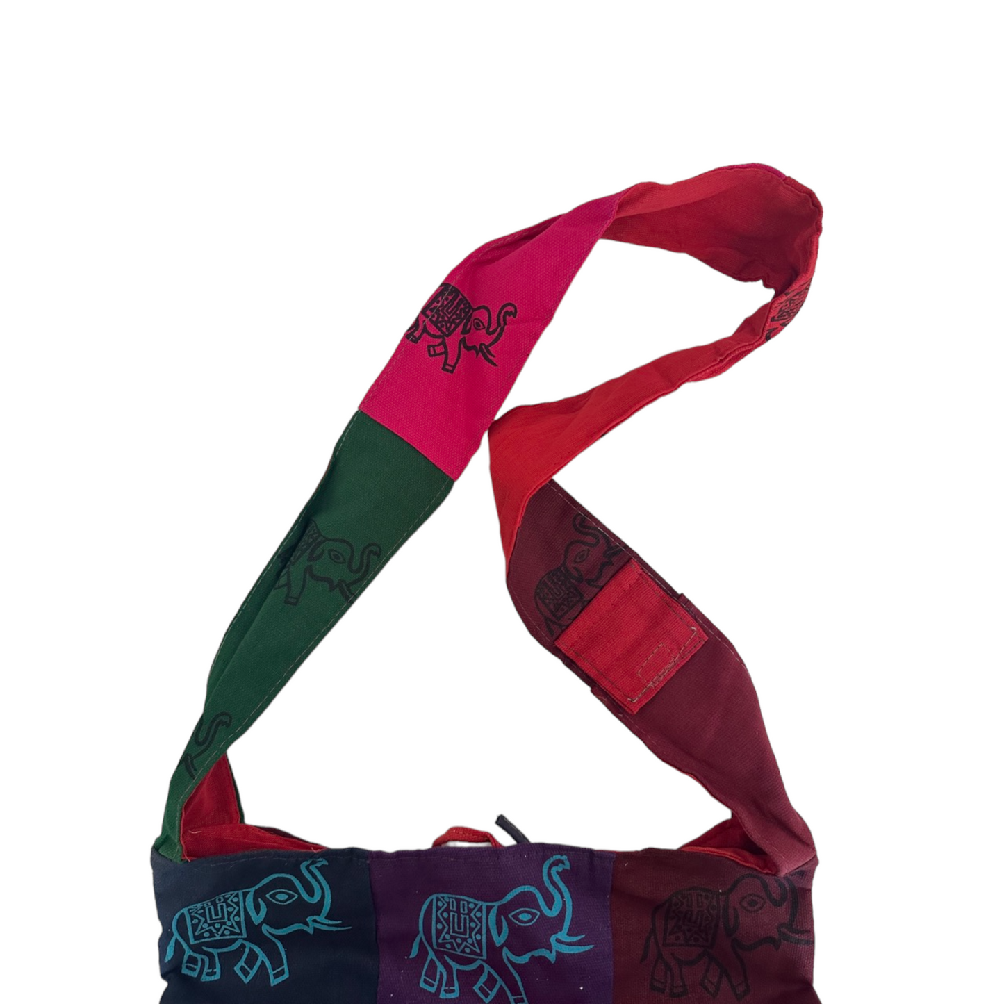 Vintage Tapestry Crossbody Bag Elephant