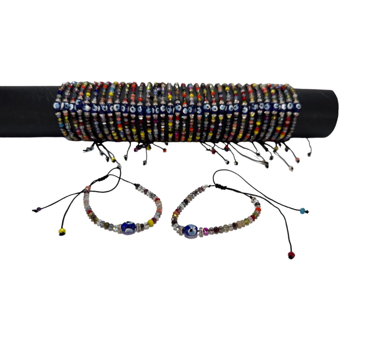 Adjustable Evil Eye Threaded Bracelets