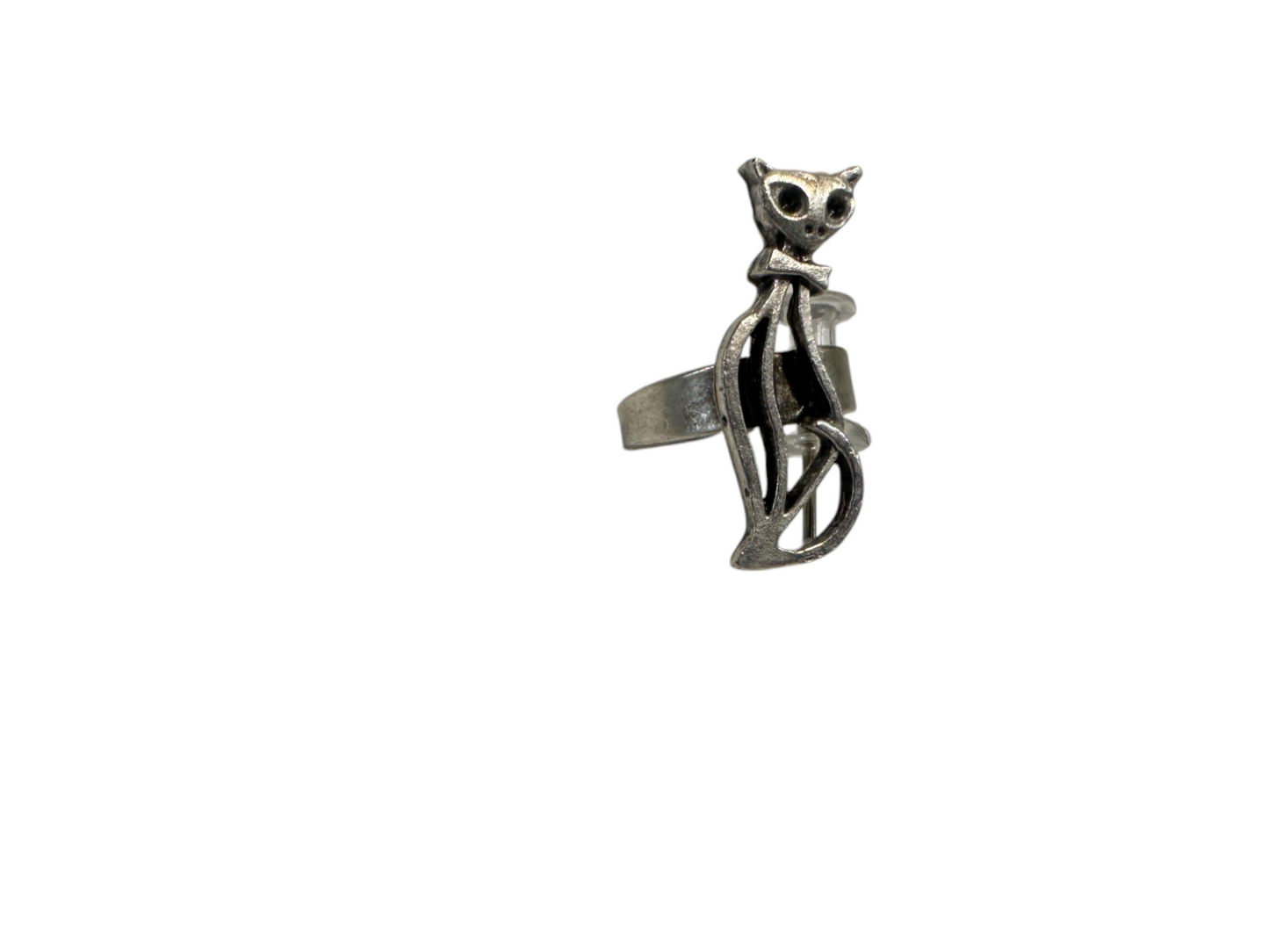 Zircon Unisex Adjustable Ring Cat