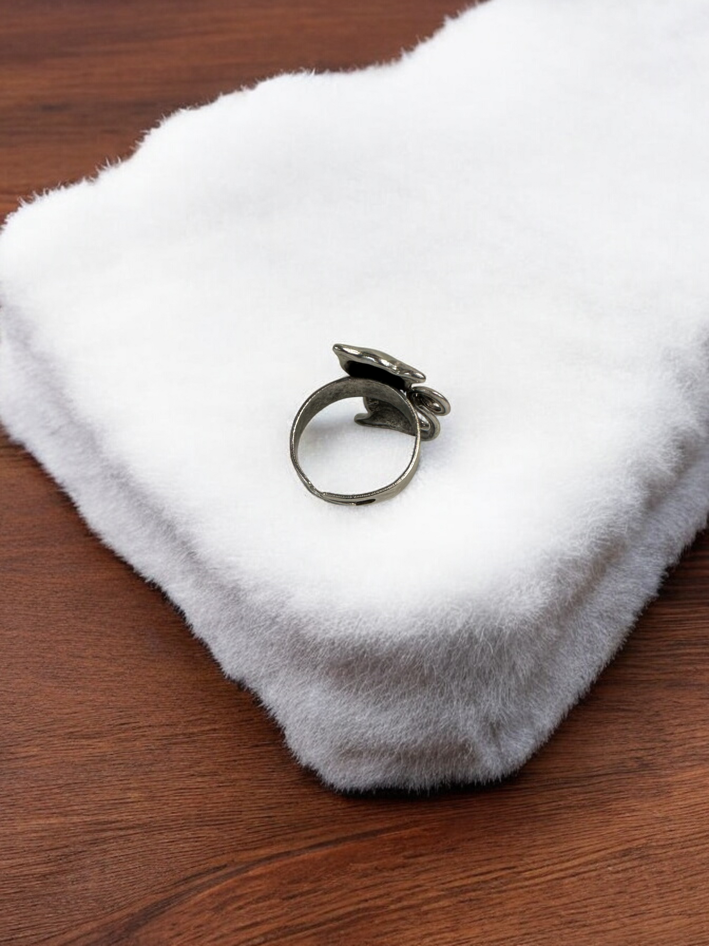 Zircon Unisex Adjustable Ring Cat