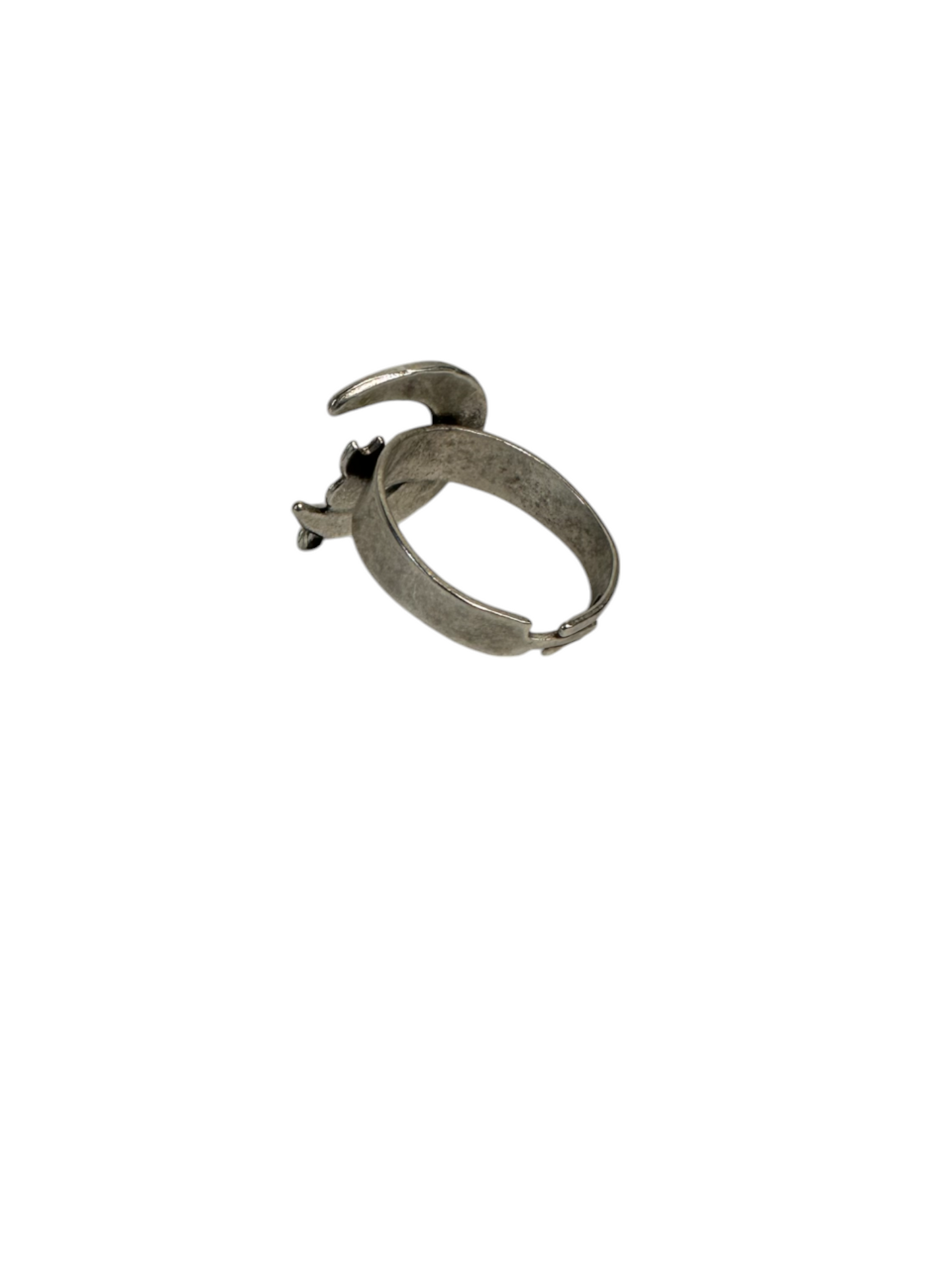Zircon Unisex Adjustable Ring Snake