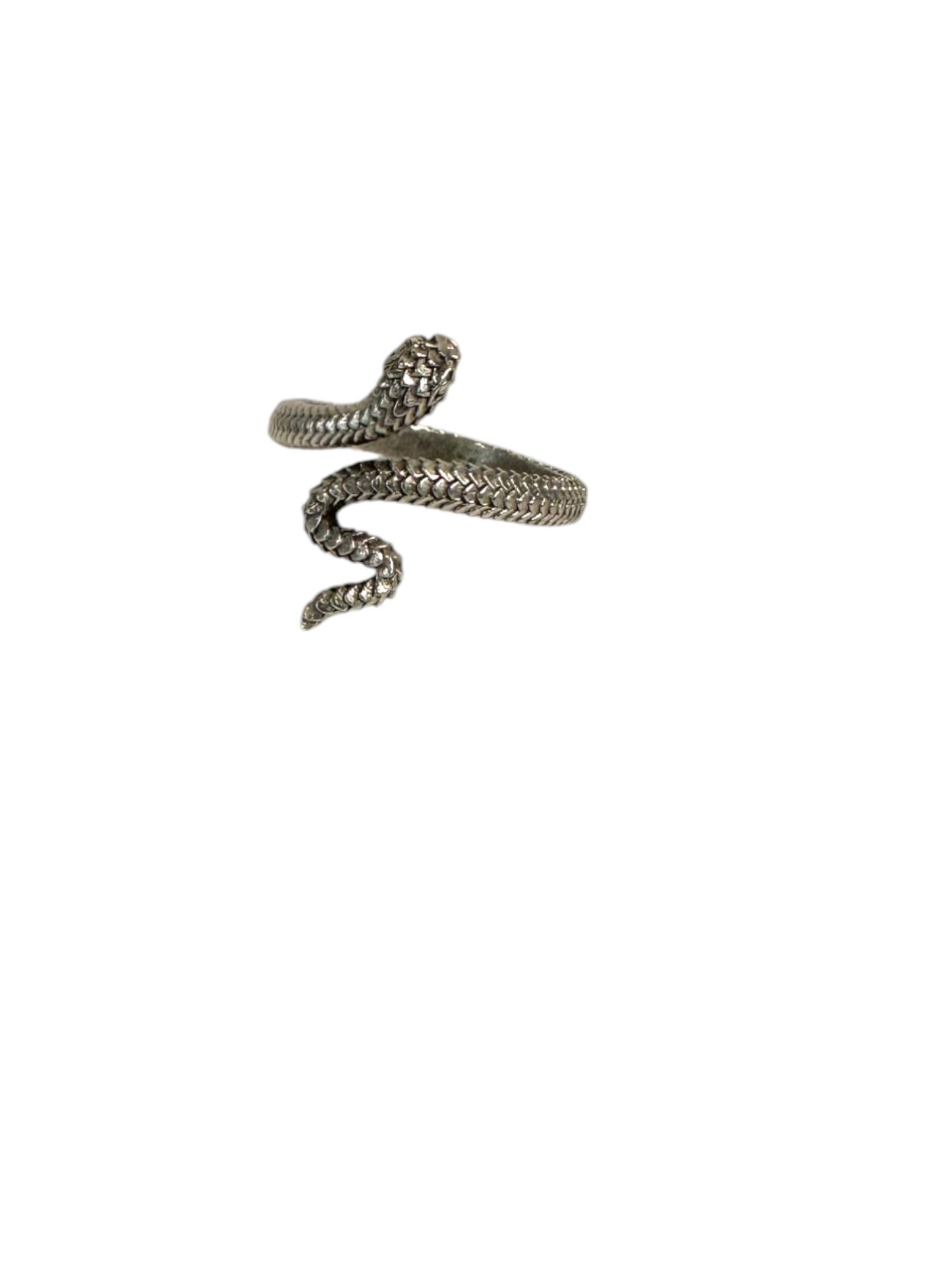 Zircon Unisex Adjustable Ring Snake