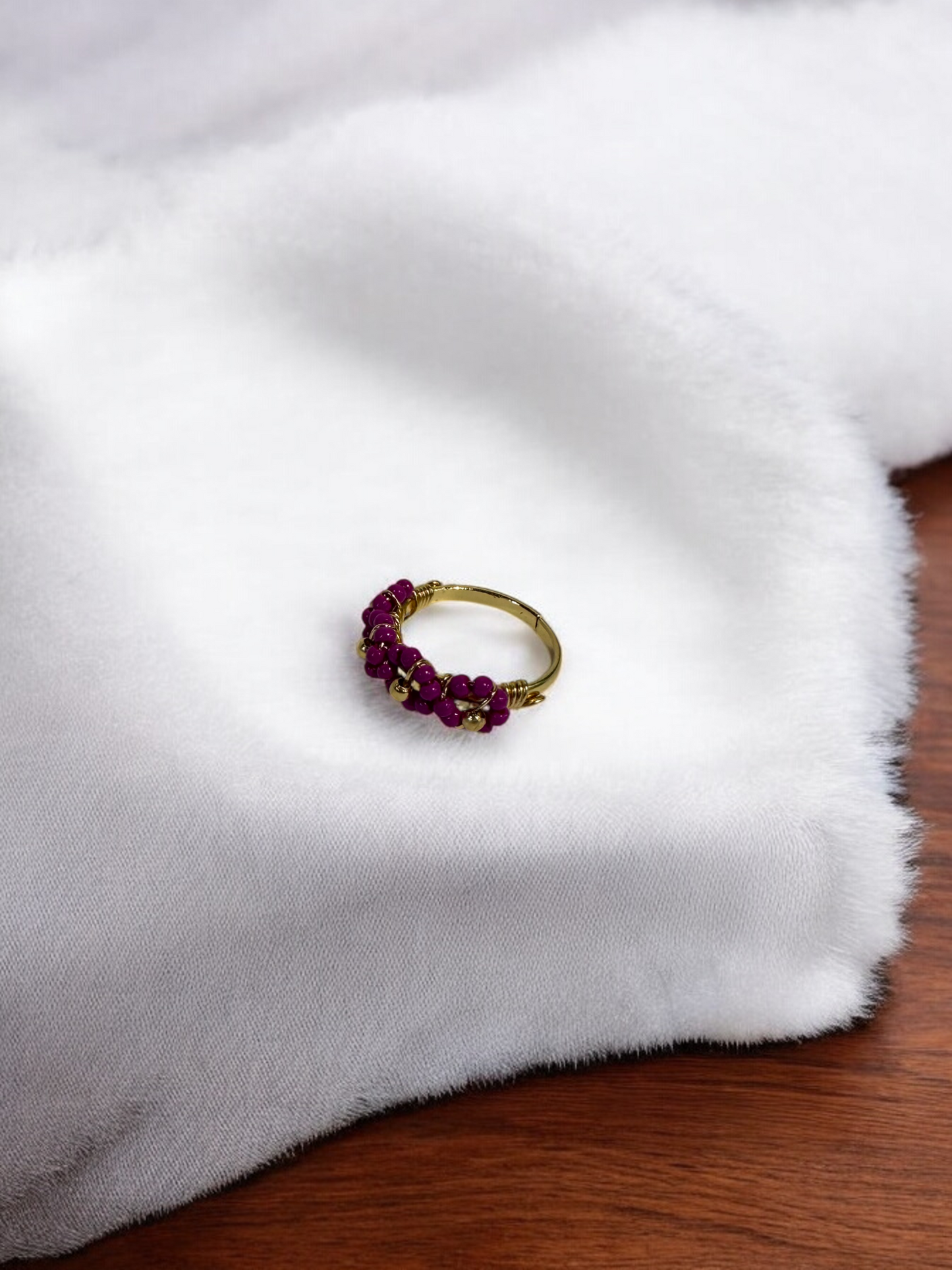 Wholesale Adjustable Zircon Rings- Flower-Mix Color