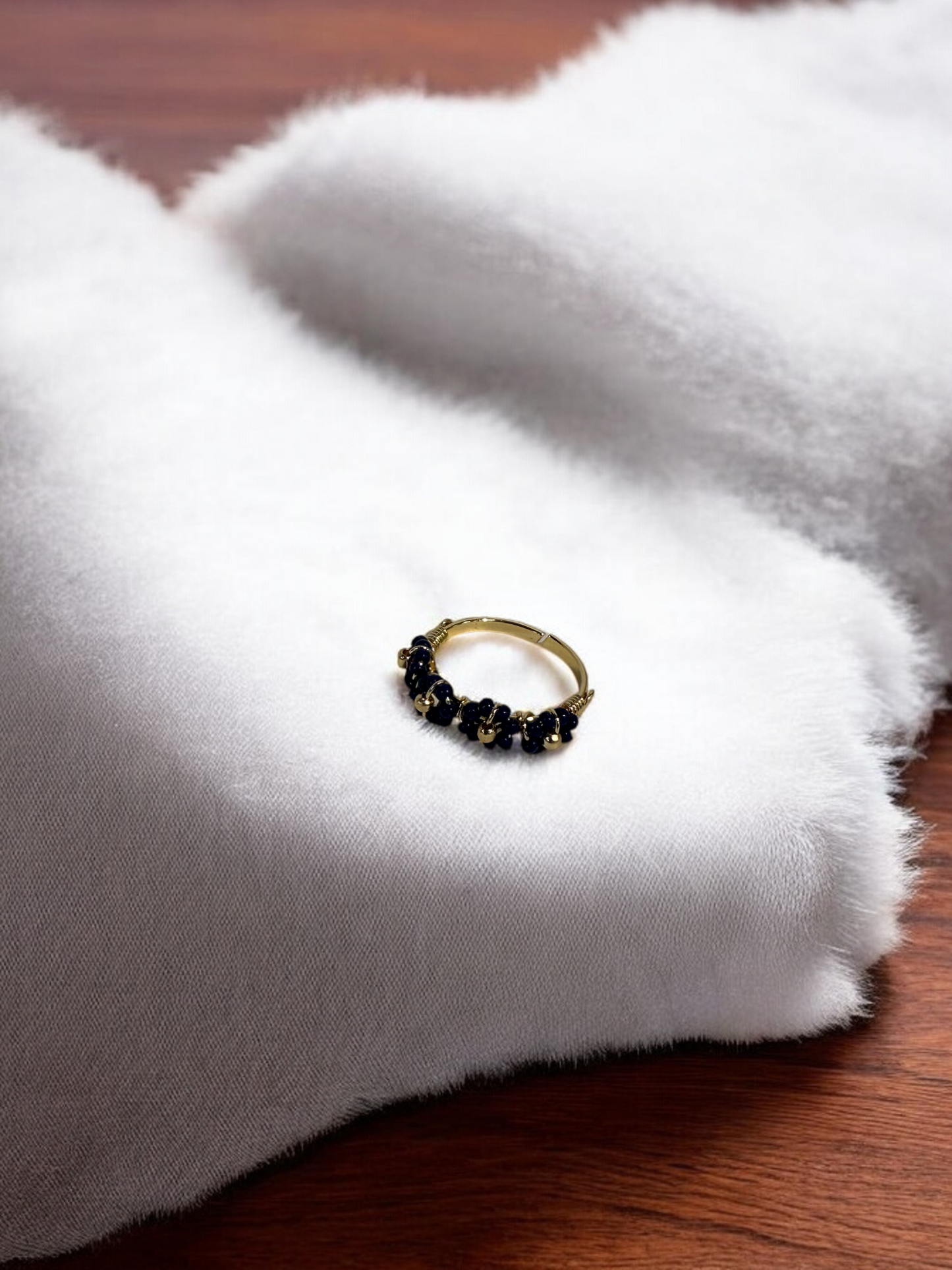 Wholesale Adjustable Zircon Rings- Flower-Mix Color