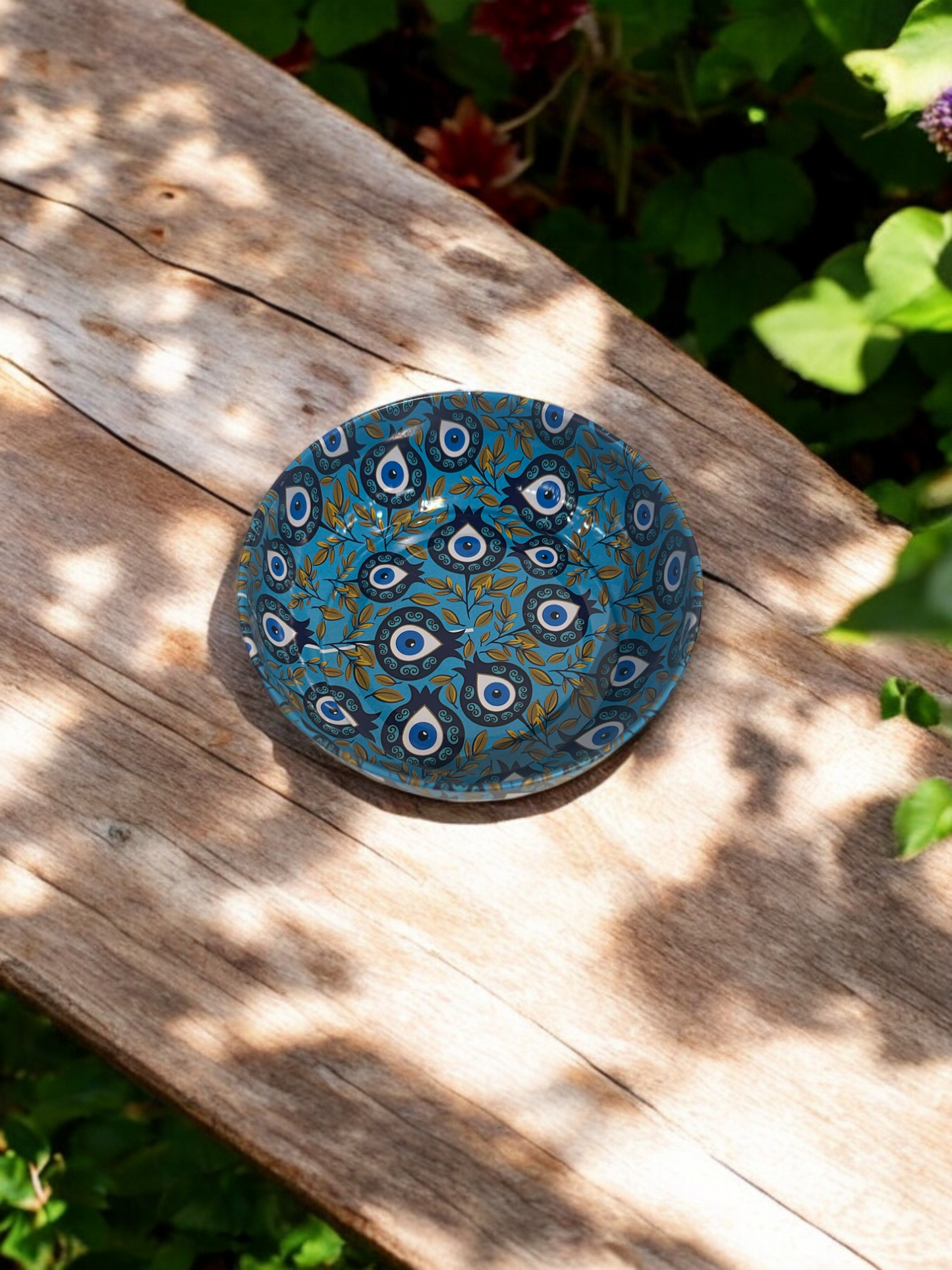 Metal Bowl Traditional Pattern Large