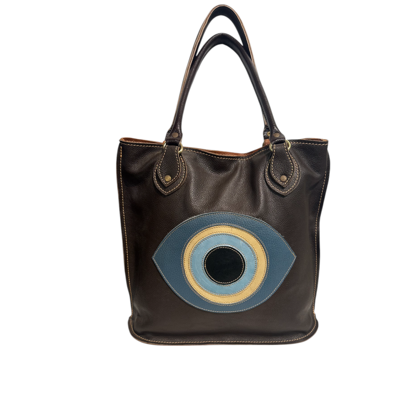 Handmade Hand Painted Genuine Leather Shoulder Bag