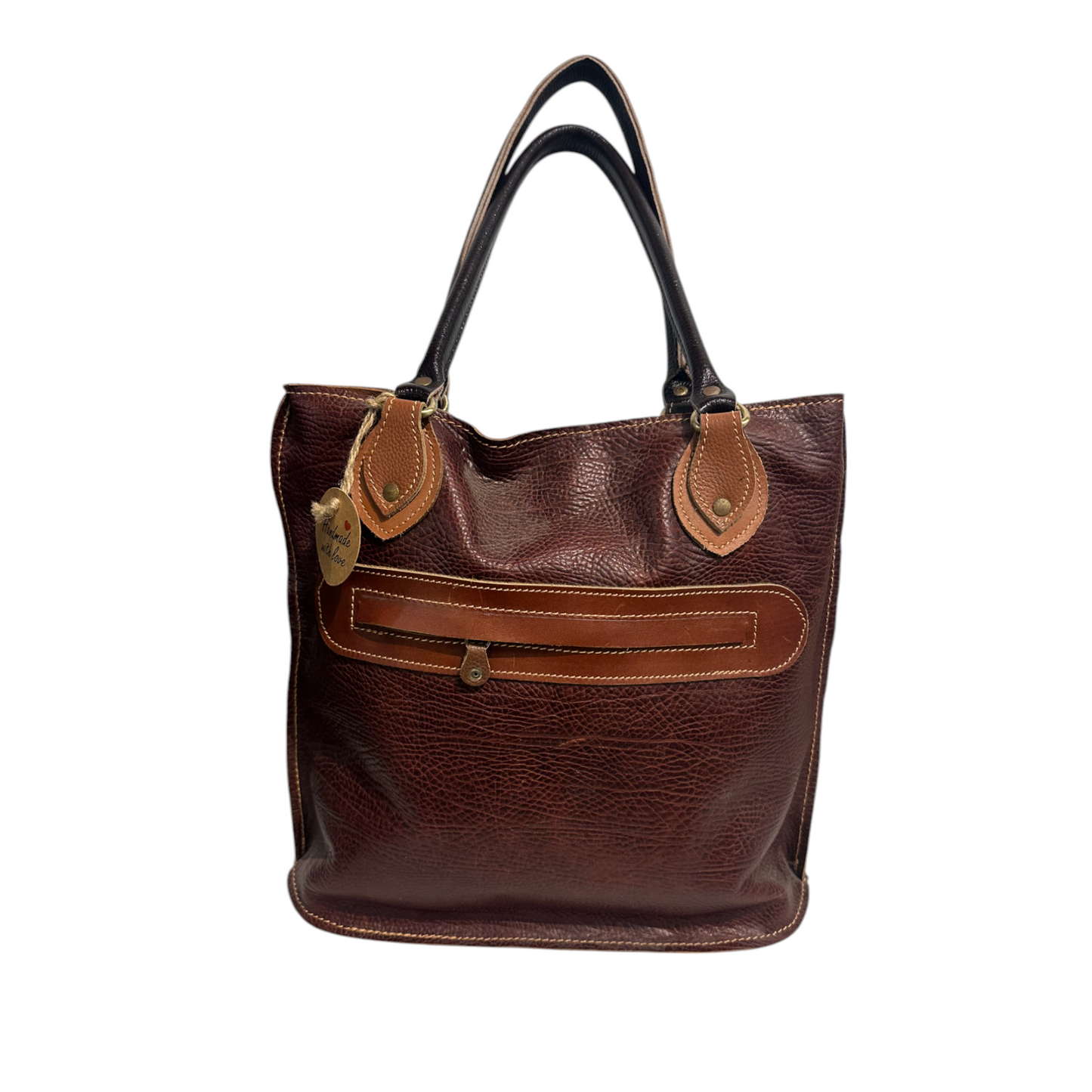 Handmade Hand Painted Genuine Leather Shoulder Bag