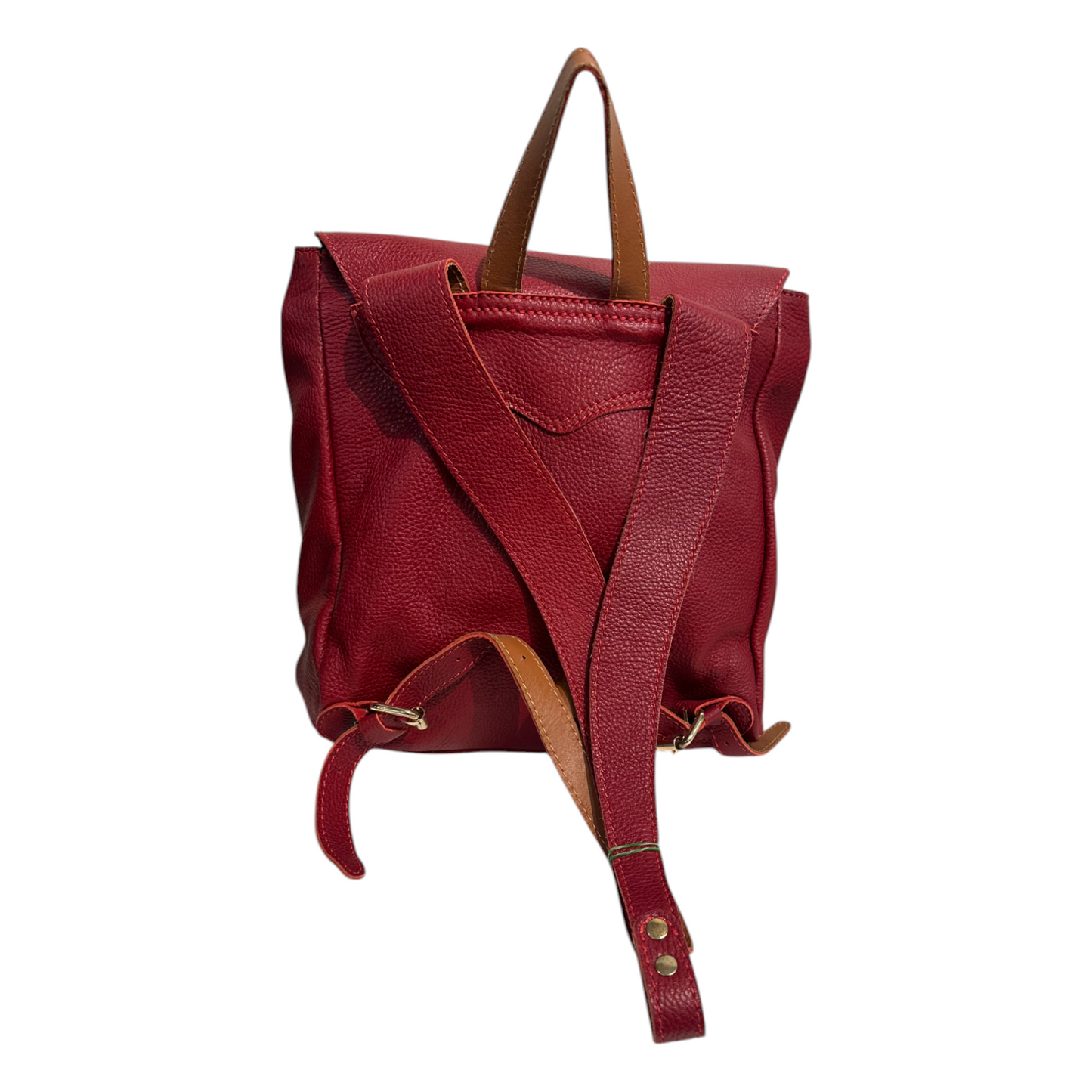 Handmade Hand Painted Genuine Leather Backpack