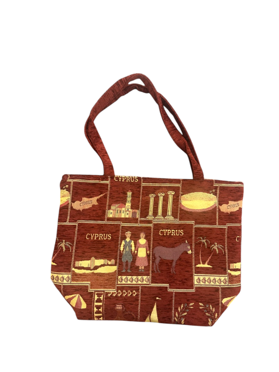 Greek Style Vintage Shoulder Bag Brown
