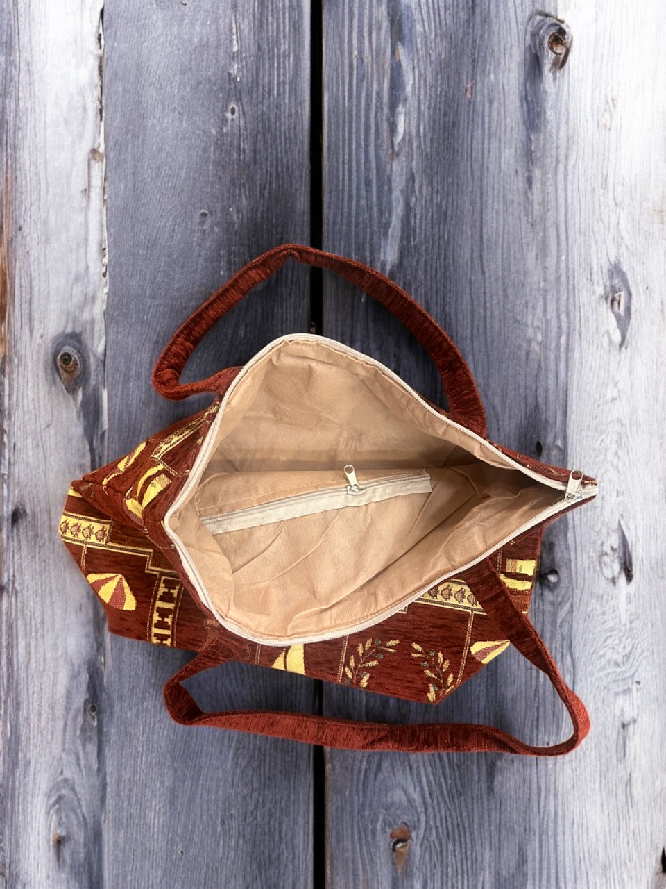 Greek Style Vintage Shoulder Bag Brown