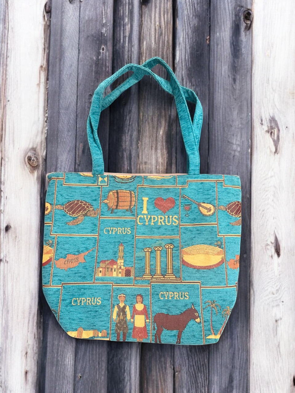 Greek Style Vintage Shoulder Bag Blue