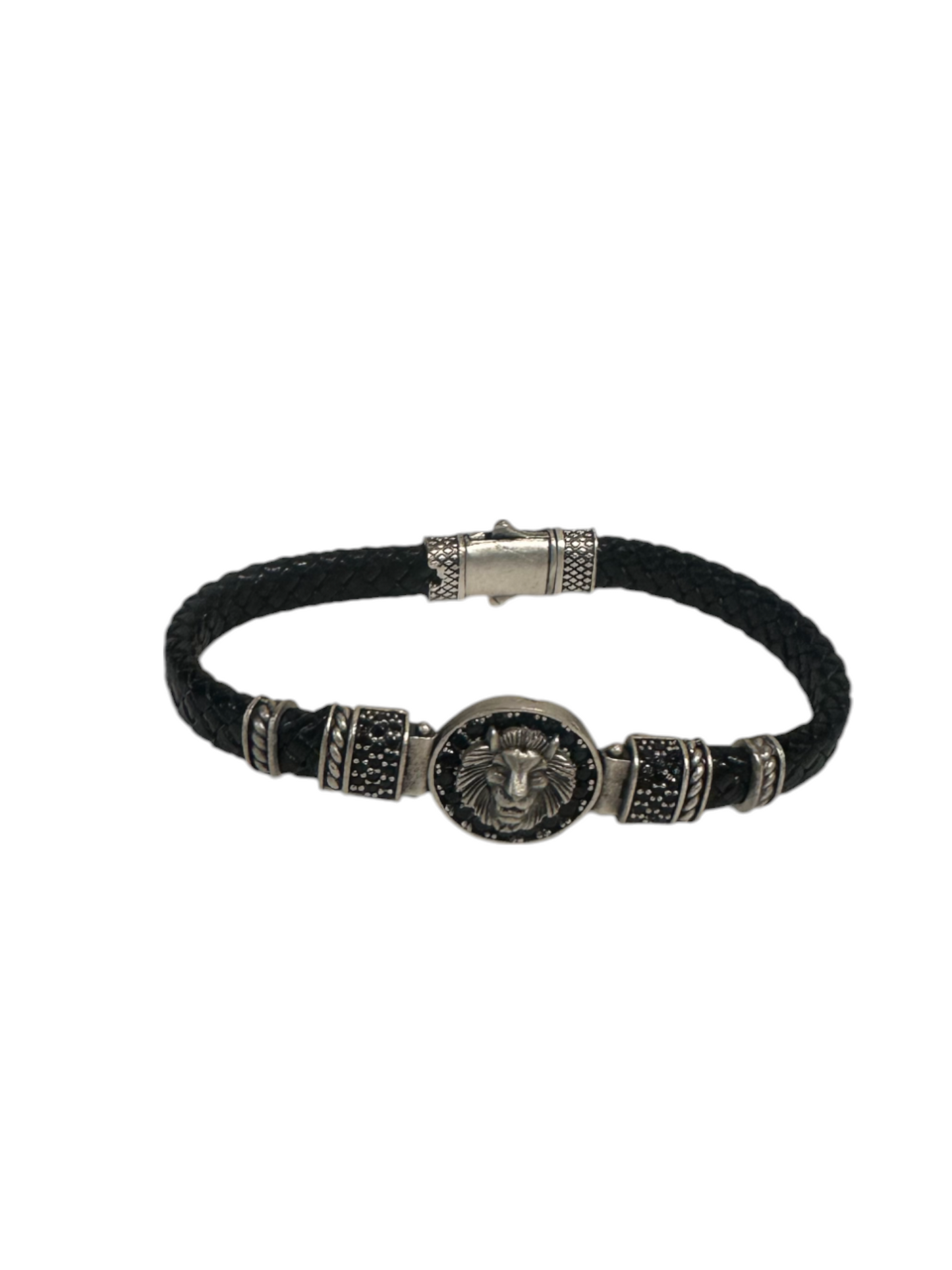 Stainless Steel Bracelet Lion Pattern