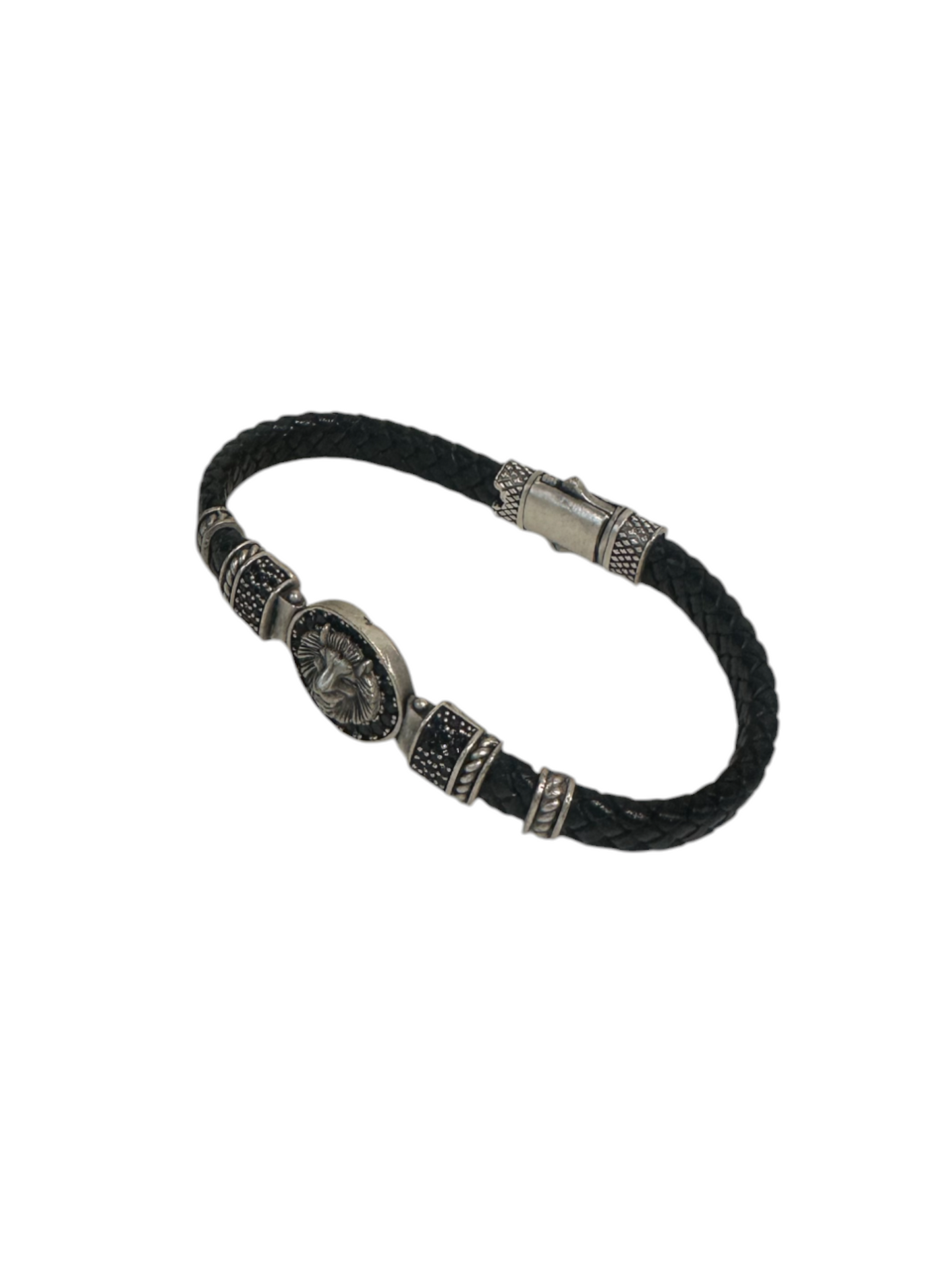 Stainless Steel Bracelet Lion Pattern