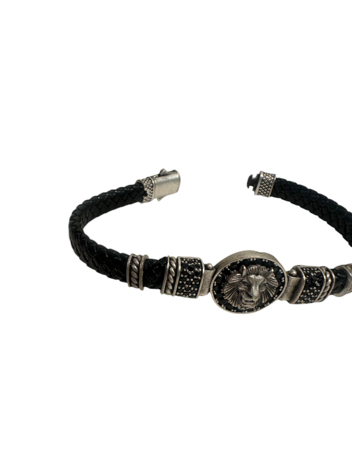 Stainless Steel Bracelet Lion Pattern