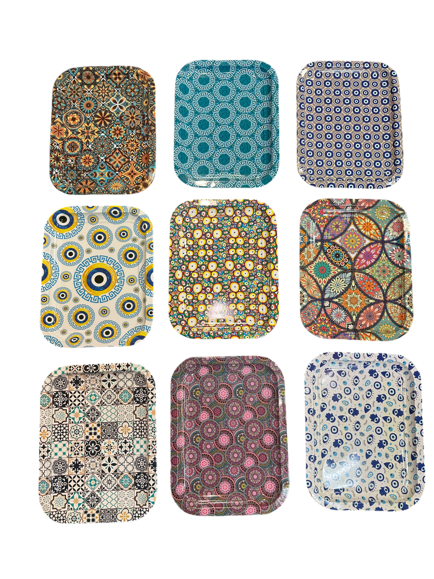 Wholesale Metal Trays 10 Pieces MIX Design