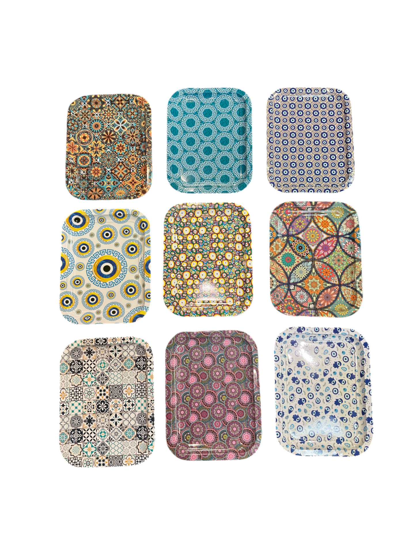Wholesale Metal Trays 10 Pieces MIX Design