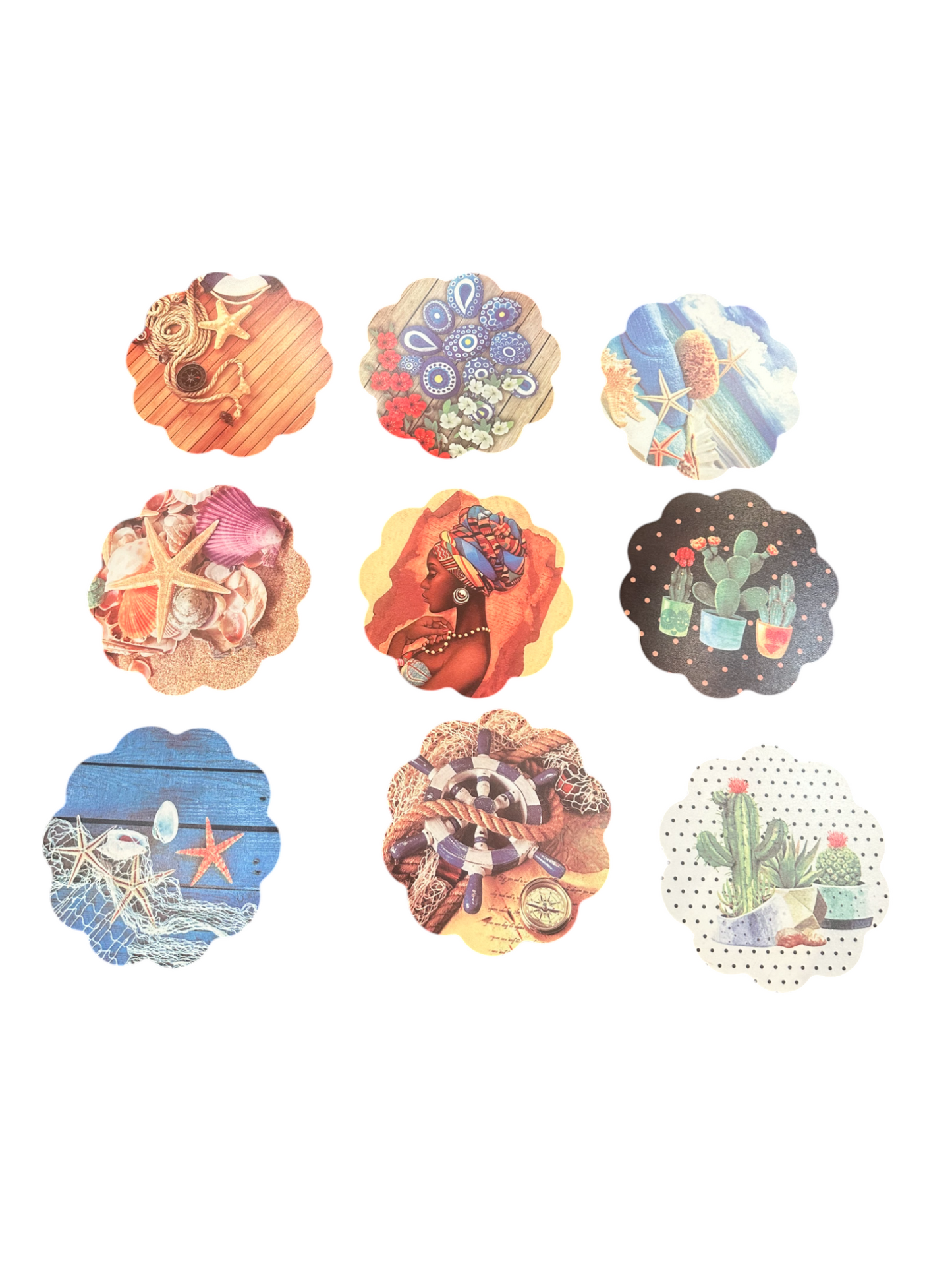 Trivets Mix Design 10 Pieces