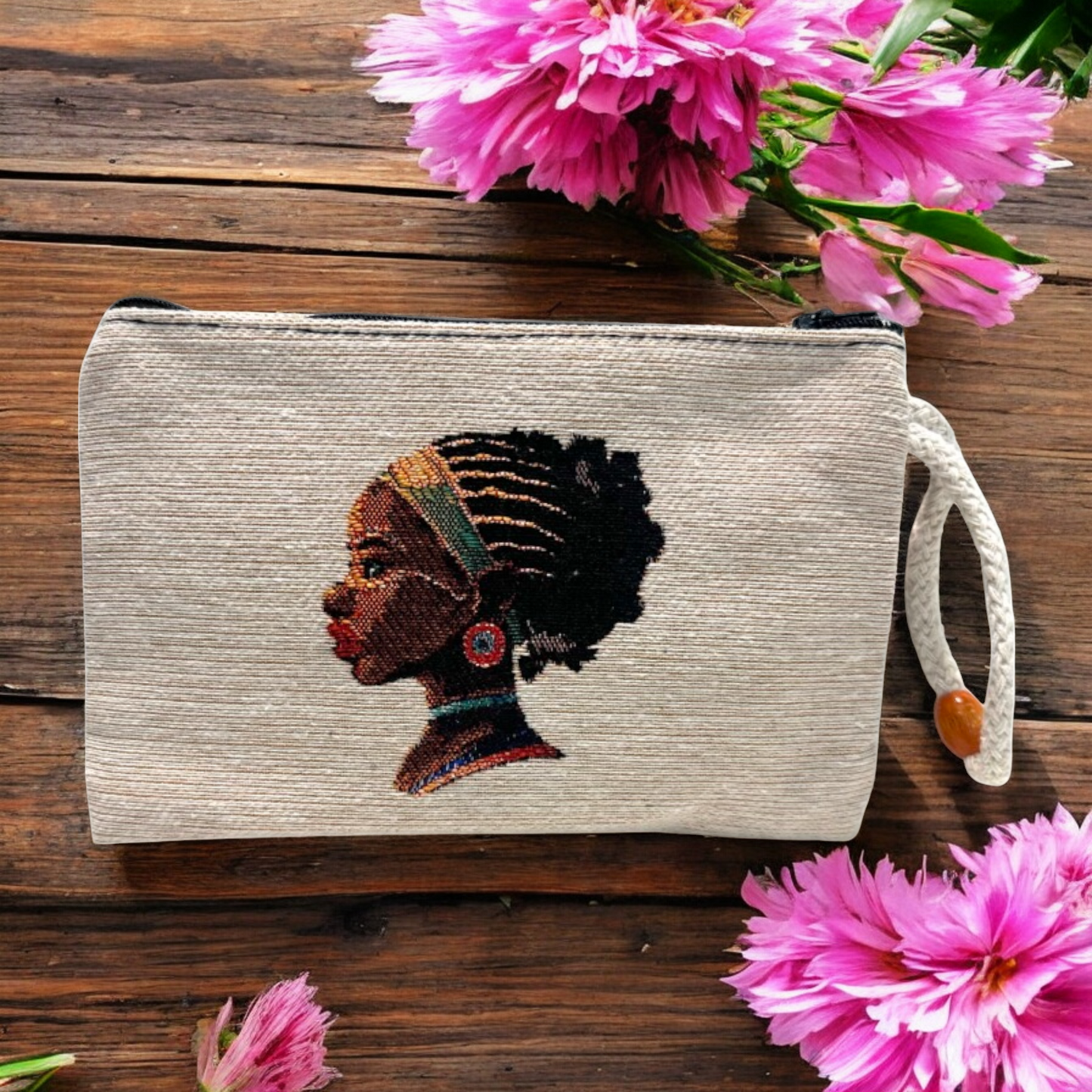 Authentic Tapestry Afro Pattern Wallet
