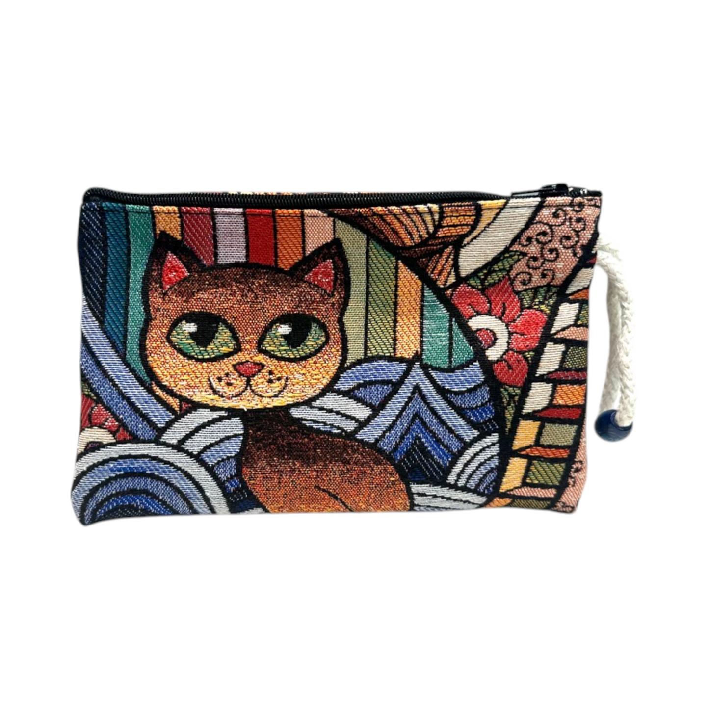 Authentic Tapestry Cat Pattern Wallet