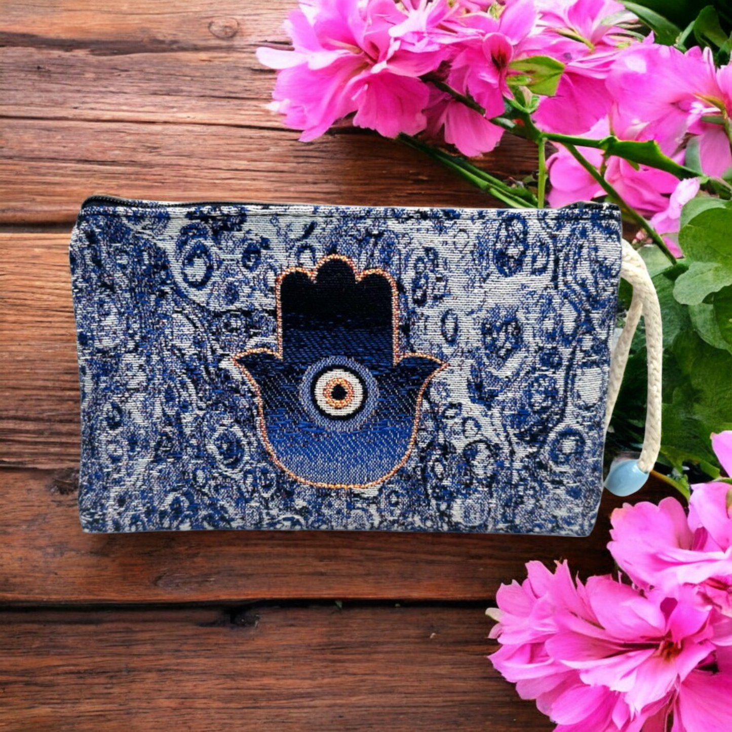 Authentic Tapestry Hamsa Pattern Wallet