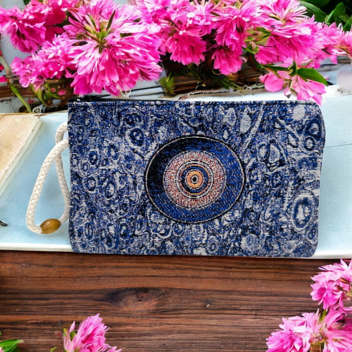 Authentic Tapestry Evil Eye Pattern Wallet